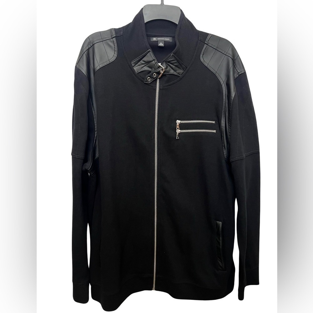 INC International Concepts Fire Knit Men’s Moto Jacket